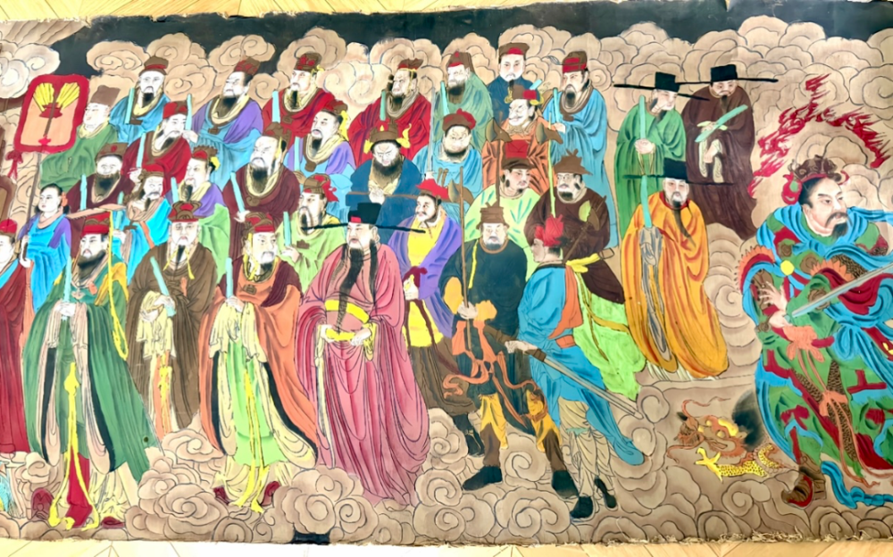 从青龙到金龙，从白虎到金果——张大千《朝元图》中宇宙秩序的重写与创新