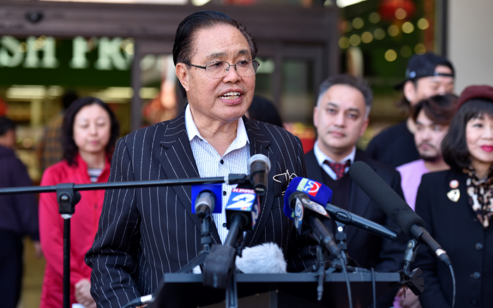 德州州議員吳元之中國城舉行記者招待會 宣布德州沒有新冠病毒肺炎