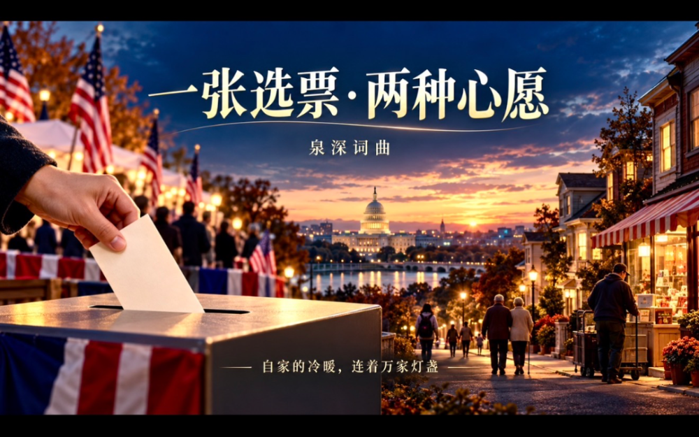 一張選票裏的兩種心願，萬家燈火中的共同期盼——歌曲《一張選票·兩種心願》創作背景