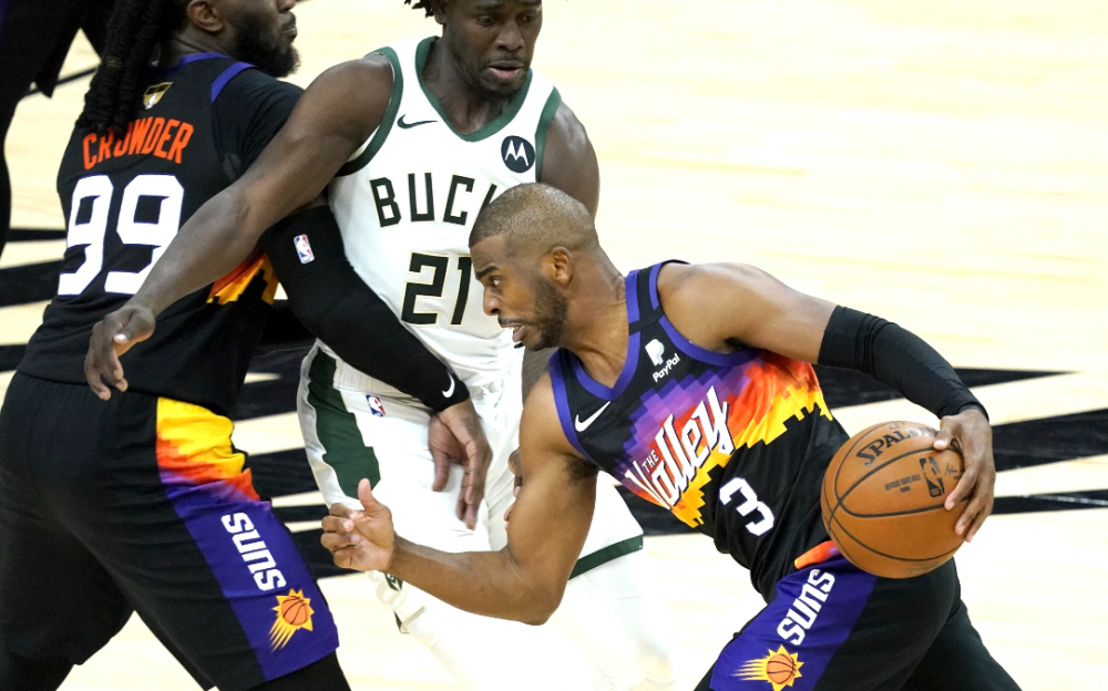 NBA總決賽揭幕戰保羅勇鬥字母哥 帶領太陽118:105大勝雄鹿