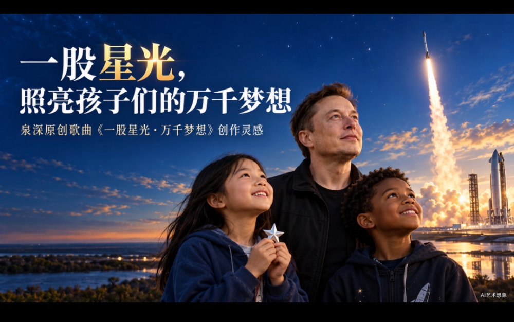 世界首富馬斯克一股星光，照亮孩子們的萬千夢想