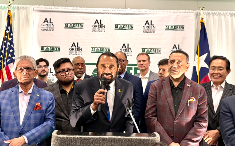 “18岁选我，我18岁”——艾尔·格林宣布竞选德州第18选区国会议员