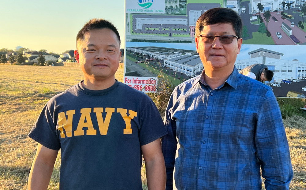 全美浙江總商會林光會長訪問休斯頓 休斯頓分會籌備會負責人吳彼特設宴招待