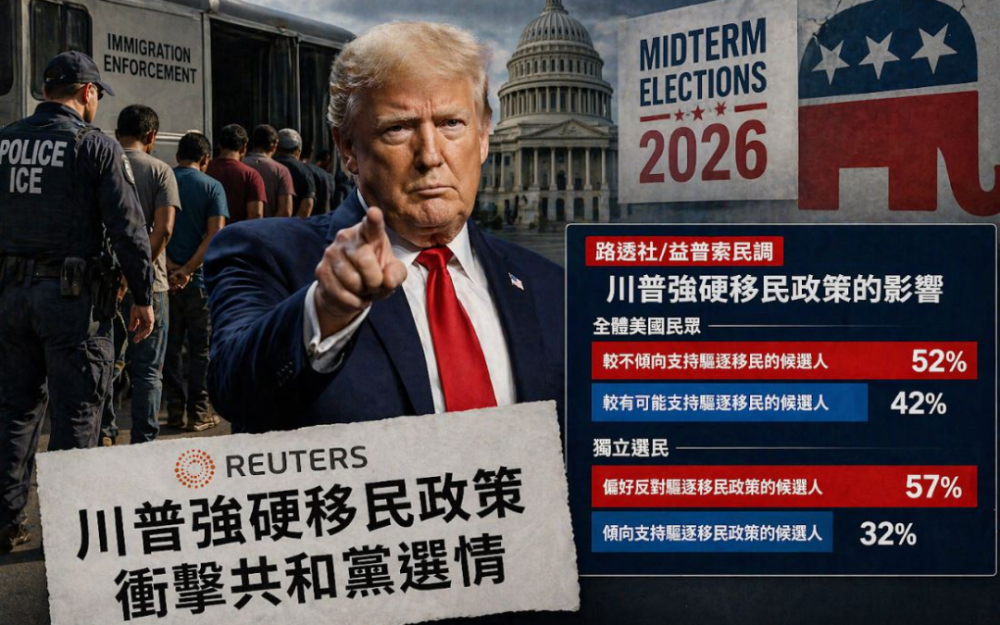 路透：川普强硬移民冲击共和党选情