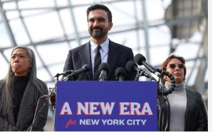 紐約市新市長馬姆達尼元旦上任