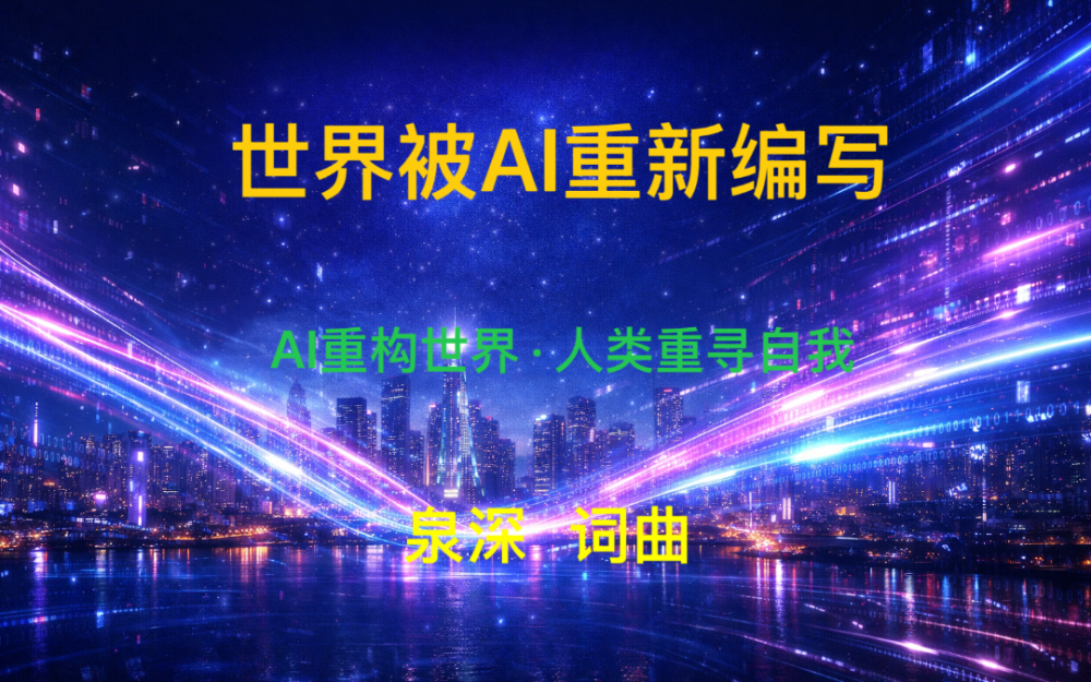 AI重构世界，人类重寻自我——解读歌曲《世界被AI重新编写》