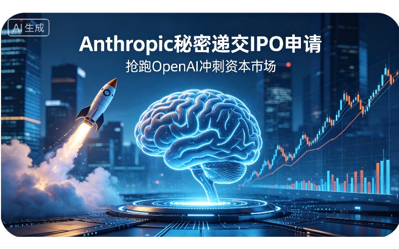 Anthropic秘密遞交IPO申請，搶跑OpenAI沖刺資本市場