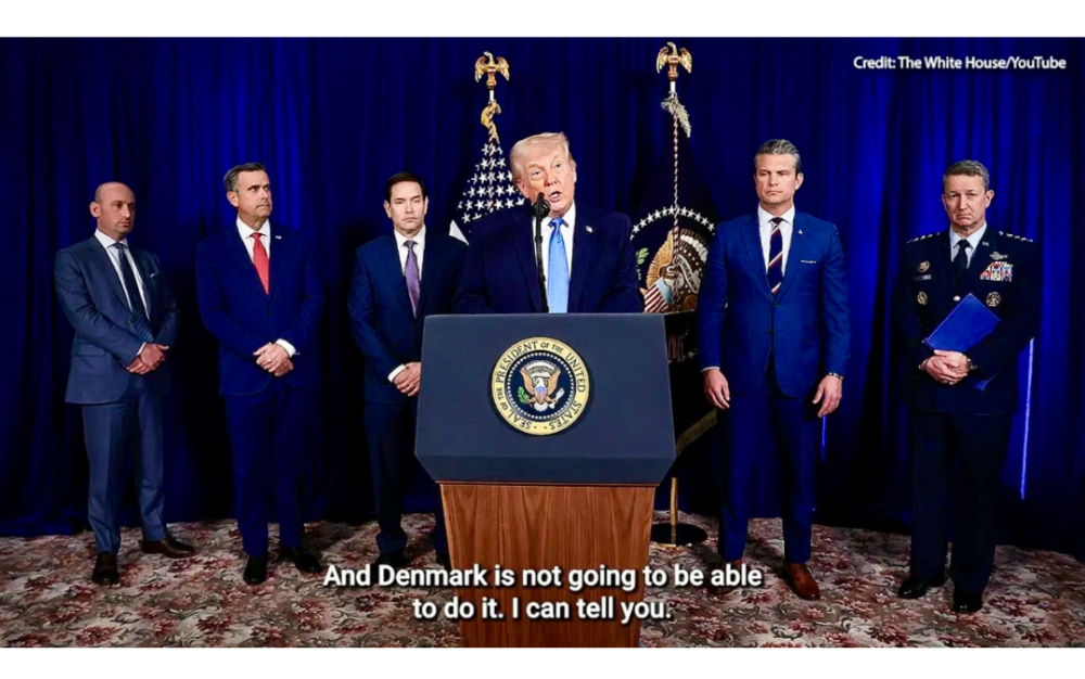 特朗普重提收購格陵蘭，不排除動用美軍