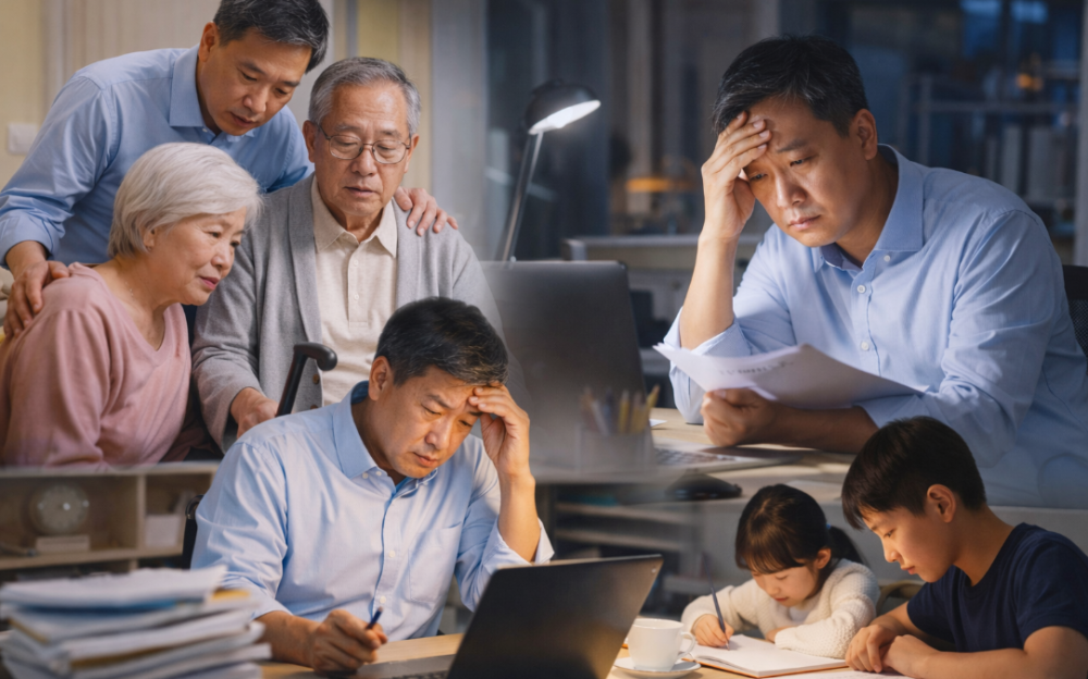 面對焦慮：華裔中年人的隱性心理健康危機