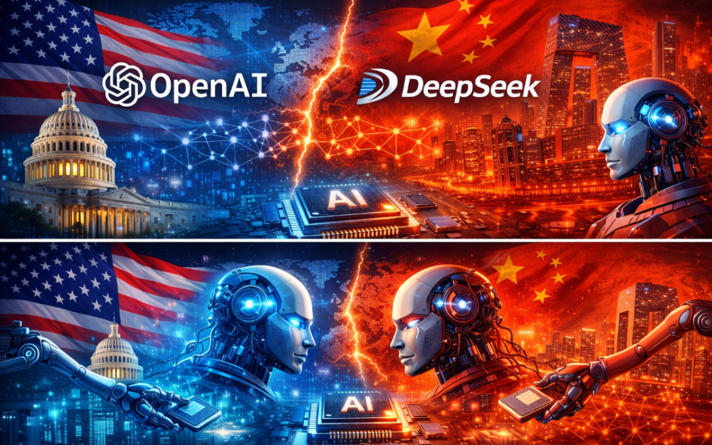 OpenAI指控中国DeepSeek“蒸馏”美国产大模型训练AI
