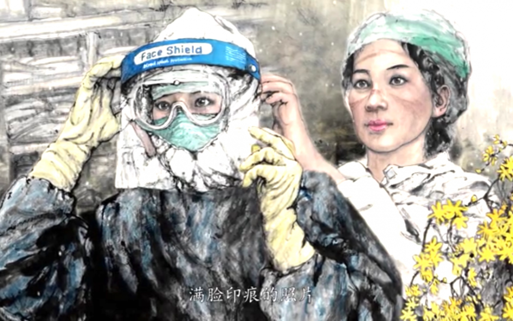 “抗擊疫情 奉獻愛心” 全球華人藝術家獻藝美南國際電視台