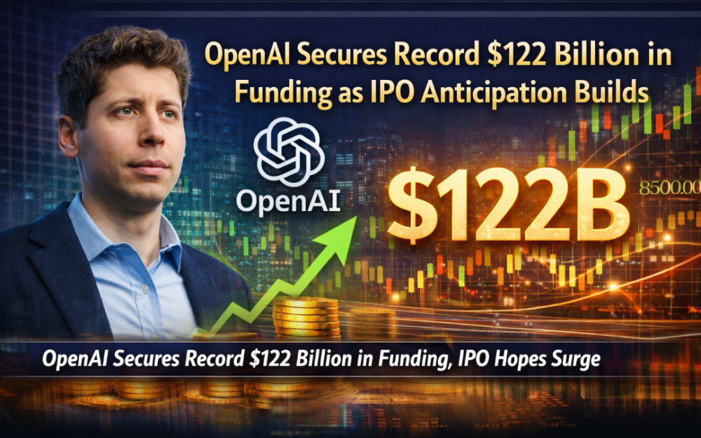 OpenAI完成1220億美元史上最大融資輪  IPO預期全面升溫