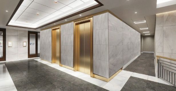 Southern International Tower elevator lobby