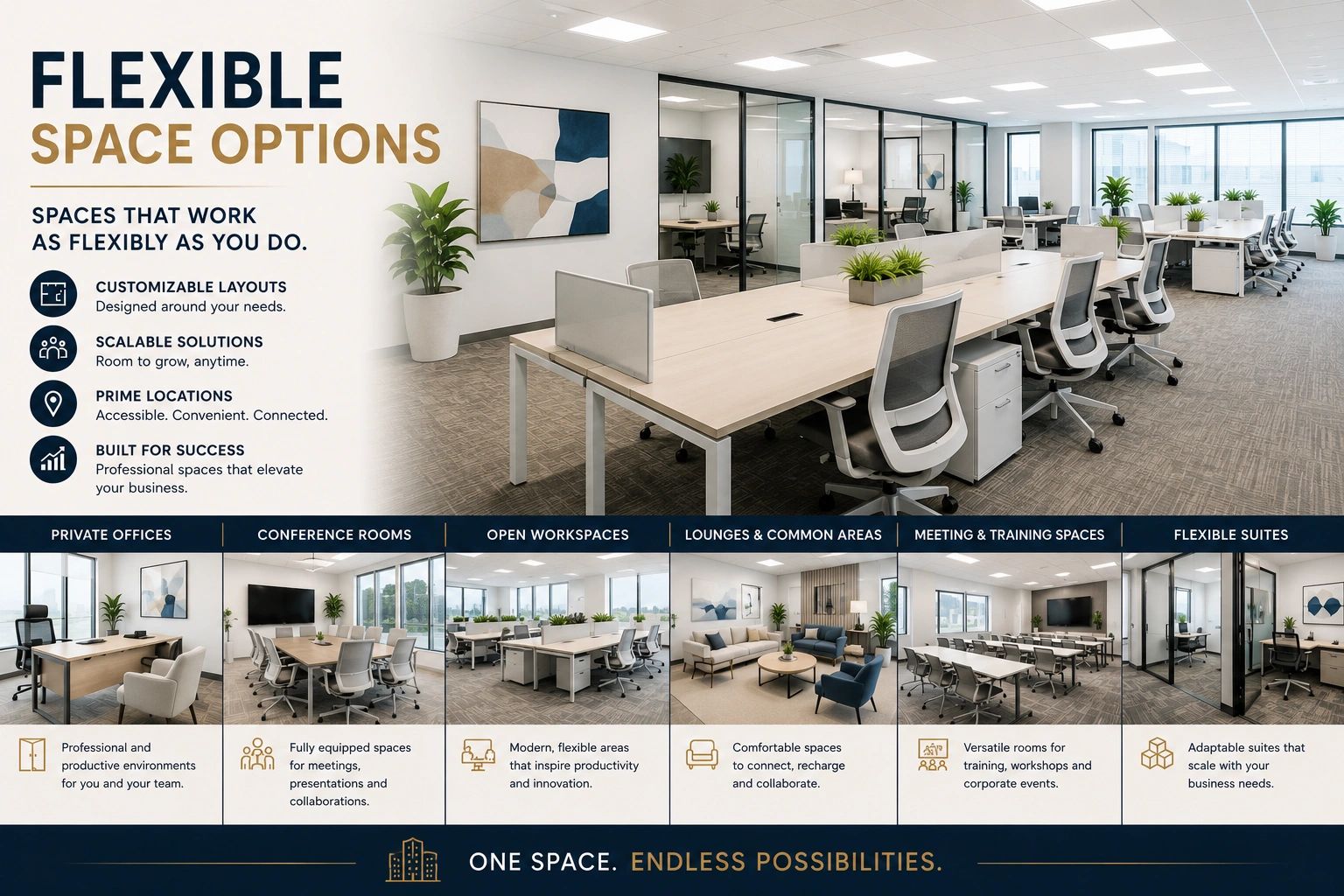 Southern International Tower flexible office space options