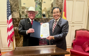 國際貿易中心主席李蔚華榮膺德州榮譽農業廳長