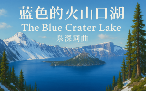 奇特的火山口湖，喚醒我心中的碧藍——歌曲《藍色的火山口湖》創作靈感