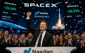SpaceX上市首日飆漲　馬斯克身家突破1兆
