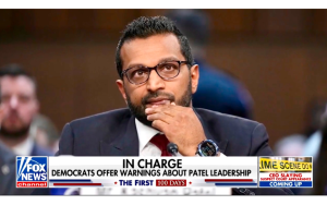 美國總統特朗普任命FBI局長帕特爾爲ATF代理局長