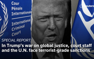 特朗普向國際司法開戰：對聯合國官員與國際刑事法院祭出“反恐級”制裁