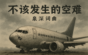 歌曲《不該發生的空難》創作背景