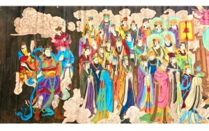 张大千再创《朝元图》289位道教神仙像的历史背景