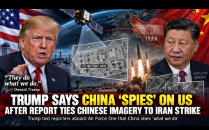 特朗普回應中國實體被指向伊朗提供衛星影像