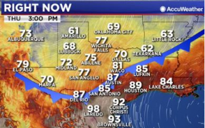 冷鋒過境！明天休斯頓將迎來60度以下寒冷天氣