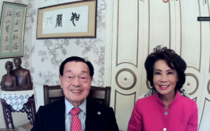 交通大學美洲校友會舉辦 「與趙錫成博士和趙小蘭部長網絡爐邊對話」 為交大美洲第十二屆盛會拉開序幕