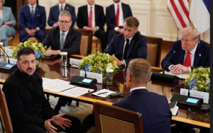 川普白宮會晤澤倫斯基 承諾協助保障烏克蘭安全