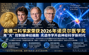 美德叁科學家榮獲2026年諾貝爾醫學獎