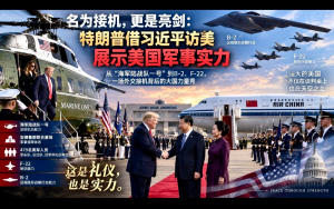 名爲接機，更是亮劍：特朗普借習近平訪美展示美國軍事實力