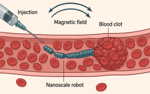 中國團隊首創: 納米機器人清除血栓，無痛安全