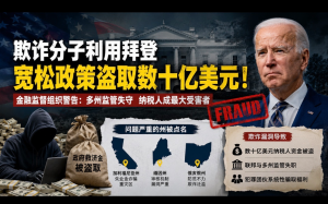 欺詐分子利用拜登政府寬松政策盜取數十億美元