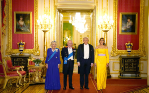 溫莎城堡曆史性國事訪問盡顯皇家禮儀    特朗普盛贊英美“特殊關系”　