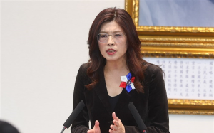 鄭麗文在中山陵前震撼演說